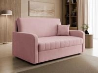 MIRJAN24 Schlafsofa Viva Silk IV, mit Bettkasten und Schlaffunktion, Schwarze