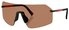 PRADA Sonnenbrille Prada Linea Rossa PS B50S Sonnenbrille Schwarz Braun Randlos