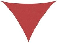 vidaXL Sonnensegel Sonnensegel 160 g/m&sup2; Rot 2,5x2,5x3,5 m HDPE, (1-tlg)