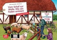 Vom Schaf zur Wolle. Wie ein Faden entsteht. Kamishibai Bildkartenset. / Lydia