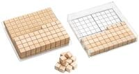 Wissner&reg; aktiv lernen Lernspielzeug Hunderterkastensatz naturfarben 10 x 10 cm (29
