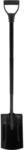 TRIZERATOP Spaten Profilierter Spaten mit Metallstiel 19,5 cm, stabil