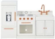 TEAMSON&trade; KIDS&nbsp; &nbsp; Spielk&uuml;che aus Holz &ndash; 3-teilig mit Eis- & Sp&uuml;lstation