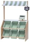 TEAMSON&trade; KIDS&nbsp; &nbsp; Kaufladen Marktstand aus Holz Rollenspielset mit F&auml;chern &