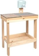 Small Foot Outdoor-Spielk&uuml;che Matschk&uuml;che und Spieltisch Holz