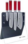 Tanner Spielbesteck F. Dick Messer Set inkl. Messerblock, aus Holz, FSC&reg; -...