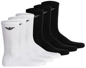 Emporio Armani Sportsocken Herren Socken 6er Pack Baumwolle SPORTY SPONGE 6P