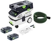 FESTOOL Akku-Handstaubsauger CTLC MINI I-Basic 36 V Staubklasse L + 2x Akku 4,0...
