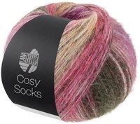 LANA GROSSA Meilenweit 100 g COSY SOCKS DREAM H&auml;kelwolle, 400 m (Flauschige