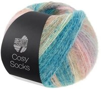 LANA GROSSA Meilenweit 100 g COSY SOCKS DREAM H&auml;kelwolle, 400 m (Flauschige