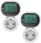 Elro Energiekostenmessger&auml;t Strommesser f&uuml;r die Steckdose 2er Set, 2-tlg., 2er Set