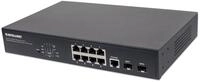 Intellinet 8-Port Gigabit Ethernet Web-Managed PoE+ Switch mit 2 SFP-Ports, 8 x...
