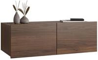 MIRJAN24 TV-Schrank Calabrini 100 03 (mit 2 T&uuml;ren) ohne Griffe, silberne Beine 5 cm