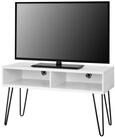 loft24 Lowboard Owen, TV-Bank Fernsehschrank 2 F&auml;cher, MDF, Haarnadel Beine