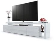 Vladon Lowboard Leon (TV-Kommode, mit zwei T&uuml;ren, zwei Schubk&auml;sten und einem