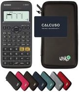 CASIO Taschenrechner fx-82DE X ClassWiz inkl. WYNGS Schutztasche Schwarz