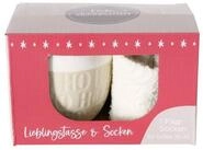 BOLTZE GRUPPE GmbH Becher Jumbo-Tasse mit Weihnachtsmotiv HOHO, 600 ml, Keramik,