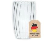 Intirilife Latte-Macchiato-Glas, 1-tlg., Glas, Doppelwandiges Thermo Glas 350ml...