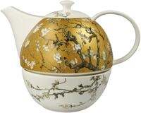 Goebel Kanne Teekanne mit St&ouml;vchen Van Gogh- Mandelbaum, (1-St)