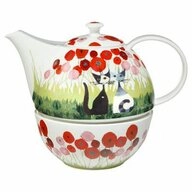 Goebel Teekanne mit St&ouml;vchen Rosina Wachtmeister - Innamorati tra, 1,2 l
