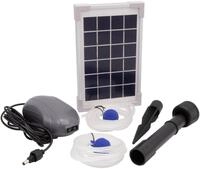 Ubbink Teichbel&uuml;fter AIR Solar 200, 180 l/h, 2 Luftausg&auml;nge und extra lange