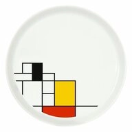 K&ouml;nitz Teller Hommage to Mondrian, 20 cm