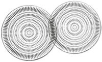 Nachtmann Speiseteller Nachtmann Ethno Teller 28 cm 2er Set