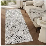 Tapiso L&auml;ufer CRYSTAL, rechteckig, H&ouml;he: 8 mm, Kurzflor Flurl&auml;ufer Schimmereffekt,
