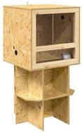 vidaXL Terrarium Terrarium Braun 50 x 50 x 100 cm OSB
