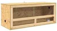 vidaXL Terrarium Terrarium Braun 100 x 40 x 40 cm OSB