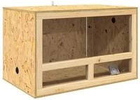 vidaXL Terrarium Terrarium Braun 80 x 50 x 50 cm OSB