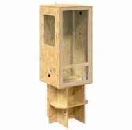 vidaXL Terrarium Terrarium Braun 50 x 50 x 150 cm OSB