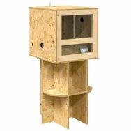 vidaXL Terrarium Terrarium Braun 40 x 40 x 90 cm OSB