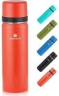 LuxusKollektion Thermoflasche Thermoskanne Edelstahl 1l 500ml Auslaufsicher