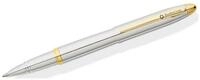 Gelroller Rollerball Lexington Chrom mit goldplattierten Beschl&auml;gen F...