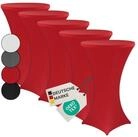 NYVI Stehtischhusse Stehtischhussen NYVIGala 70cm Rot 5er Set Stretchhussen,