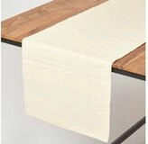 Homescapes Tischl&auml;ufer Tischl&auml;ufer creme &ndash; 44 x 178 cm, 100% Baumwolle