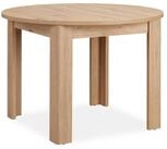 Homestyle4u Esstisch rund 106 cm Esszimmertisch Holztisch K&uuml;chentisch Holz...