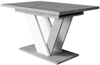 MIRJAN24 Esstisch Dubai (Ausziehbar - 1x Einlegeplatte), 120-160x80x76 cm,...