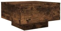 vidaXL Ablagetisch, Couchtisch R&auml;uchereiche 55x55x31 cm Holzwerkstoff