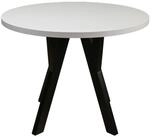 Selsey Esstisch OSENESS, Ausziehtisch rund modernes Design mit Holzbeinen...