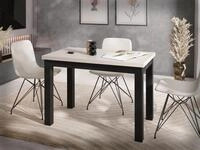 WFL GROUP Esstisch Arden rechteckig platzsparender mit schwarzen...