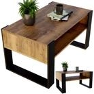 CraftPAK Couchtisch Wohnzimmer Tisch f&uuml;r Couch - mit zus&auml;tzlicher...