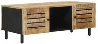 vidaXL Couchtisch Couchtisch Natur 100 x 54 x 40 cm Massivholz (1-St)