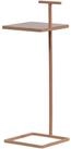 WOOOD Beistelltisch Toste Metall Altrosa &ndash; quadratische Form, 64 x 22 x 22 cm,