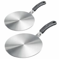 WESTMARK Kochfeld-Adapter Set, Platten f&uuml;r Induktionsherd, Platte mit Griff,...