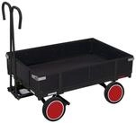 CORDES Transportwagen Cordes Handpritschenwagen mit Bordwand RAL 7016
