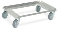 BRB-Lagertechnik Transportroller Transportroller aus Edelstahl, f&uuml;r 600x400 mm