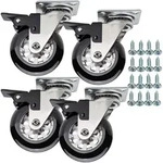 SO-TECH&reg; M&ouml;belrolle Lenkrollen SWIFT inkl. Schrauben, belastbar bis 35 kg /...