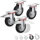 relaxdays Schwerlastregal Schwerlastrollen 4er Set, 160 mm